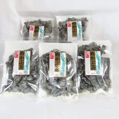 画像1: 【送料無料】めかぶ茶6０ｇ ５袋 約１00杯分   めかぶ 乾燥 スープ 熱中症対策 塩分補給 食物繊維・フコイダンを含む健康茶